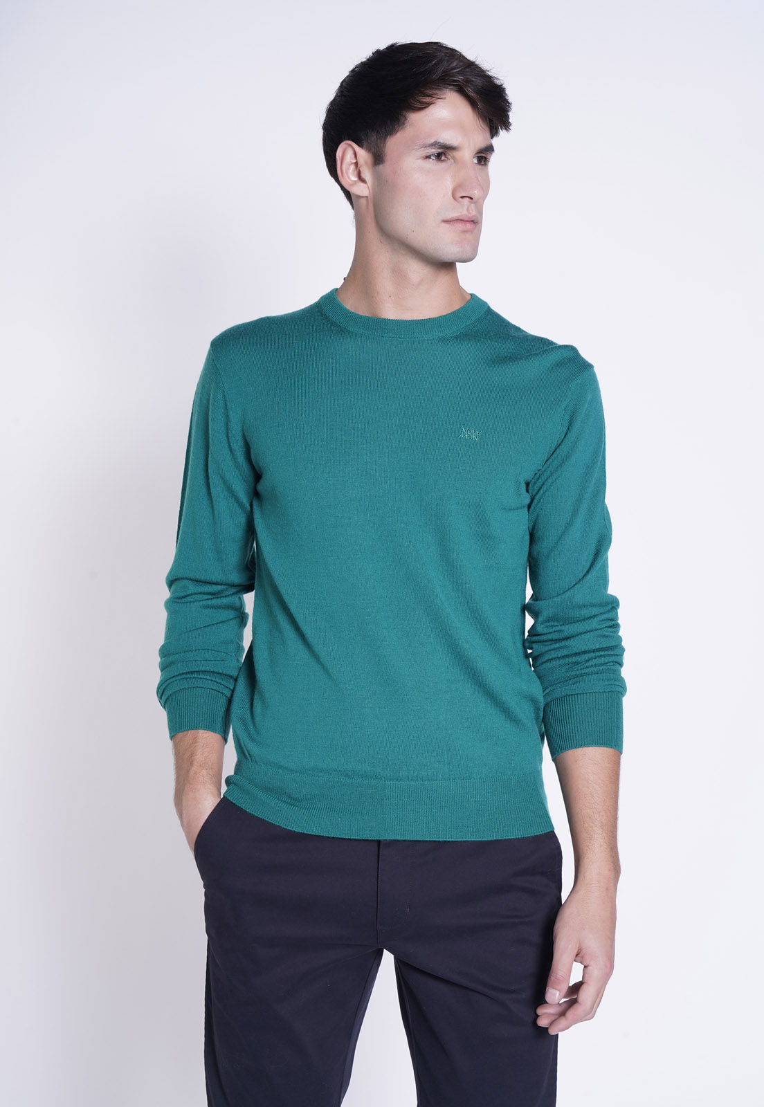 SWEATER ULLA DK. GREEN - 1