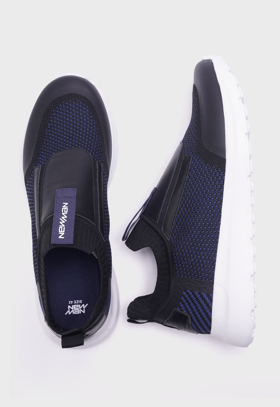 ZAPATILLAS HOMBRE NEW MAN CASUALES NEGRO SUEZ BLACK - 3