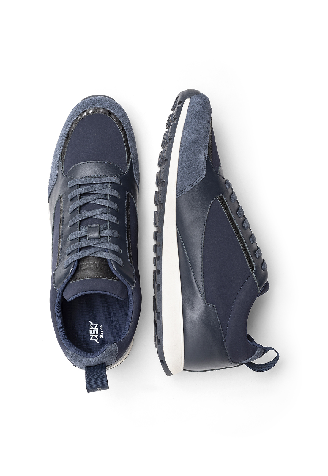 ZAPATILLAS HOMBRE NEW MAN CASUALES CELESTE SUT BLUE - 3