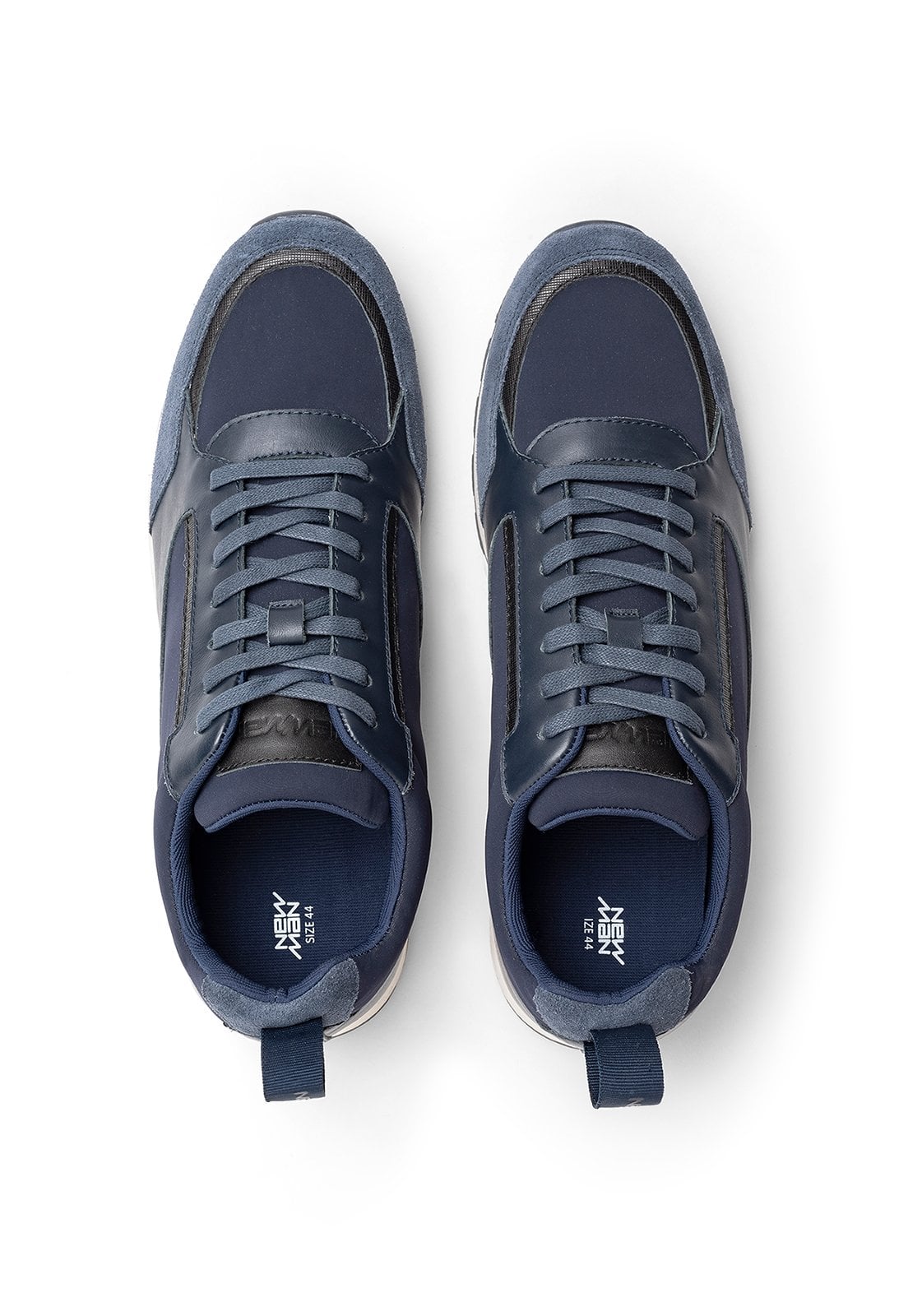 ZAPATILLAS HOMBRE NEW MAN CASUALES CELESTE SUT BLUE - 4