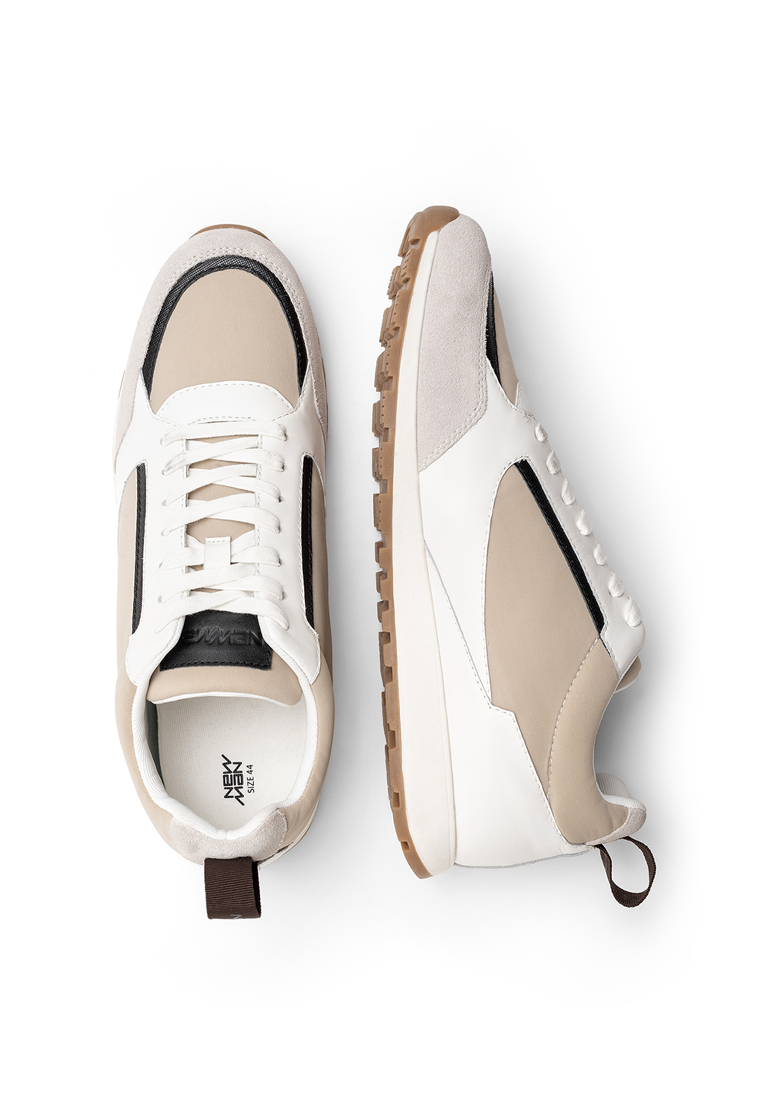 ZAPATILLAS HOMBRE NEW MAN CASUALES BEIGE SUT - 3