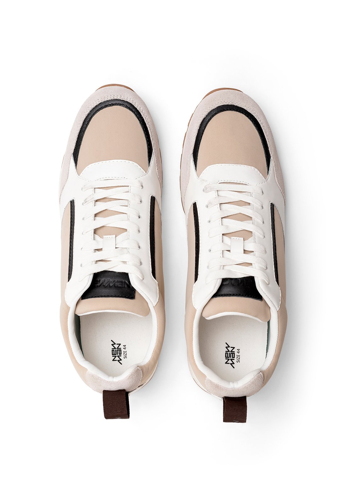 ZAPATILLAS HOMBRE NEW MAN CASUALES BEIGE SUT - 4