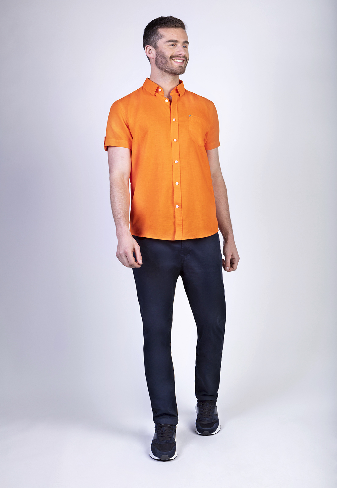 CAMISA COLCHESTER ORANGE - 3