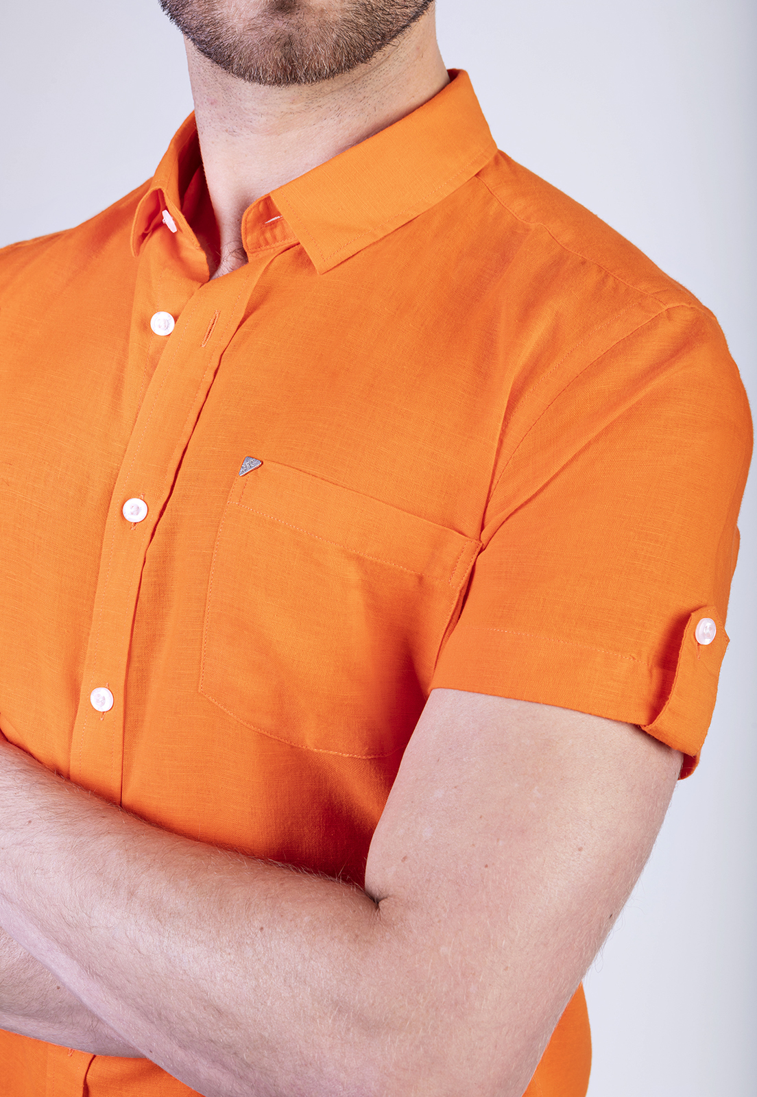 CAMISA COLCHESTER ORANGE - 4