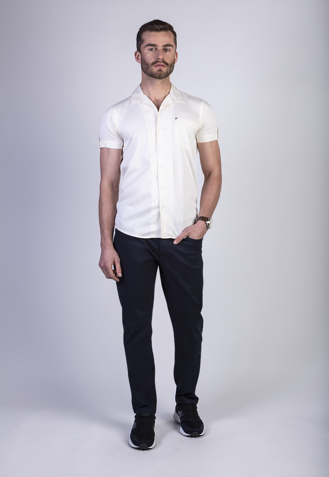 CAMISA KNOWSLEY ECRU - 3