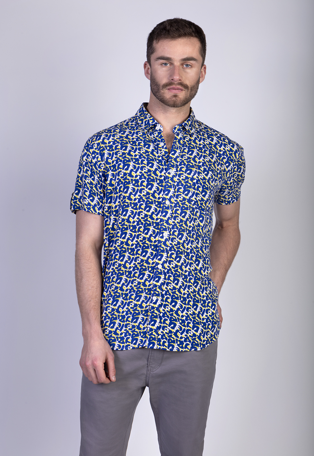 CAMISA HARROGATE NAVY - 1
