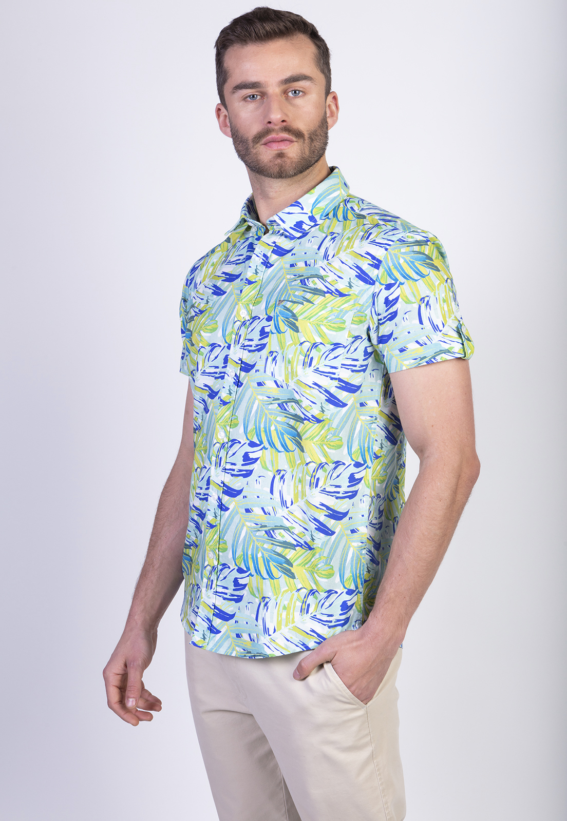 CAMISA DUNDEE GREEN - 1