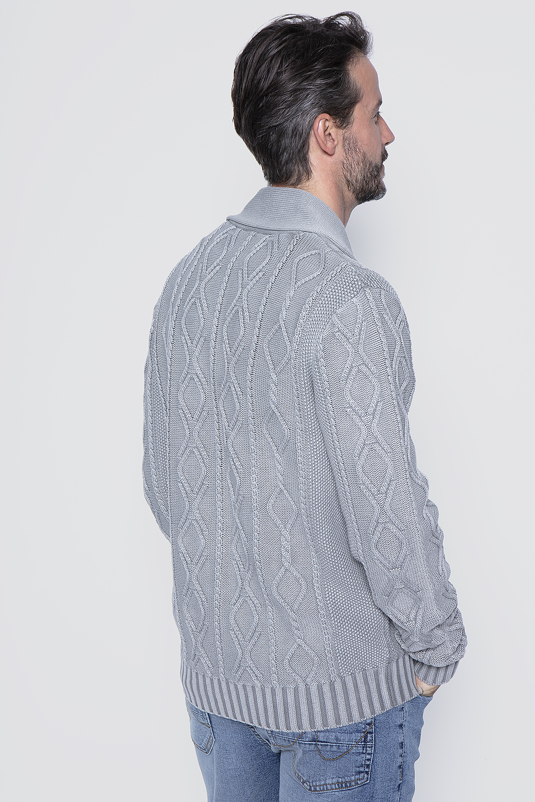 CARDIGAN PARIS GREY - 2