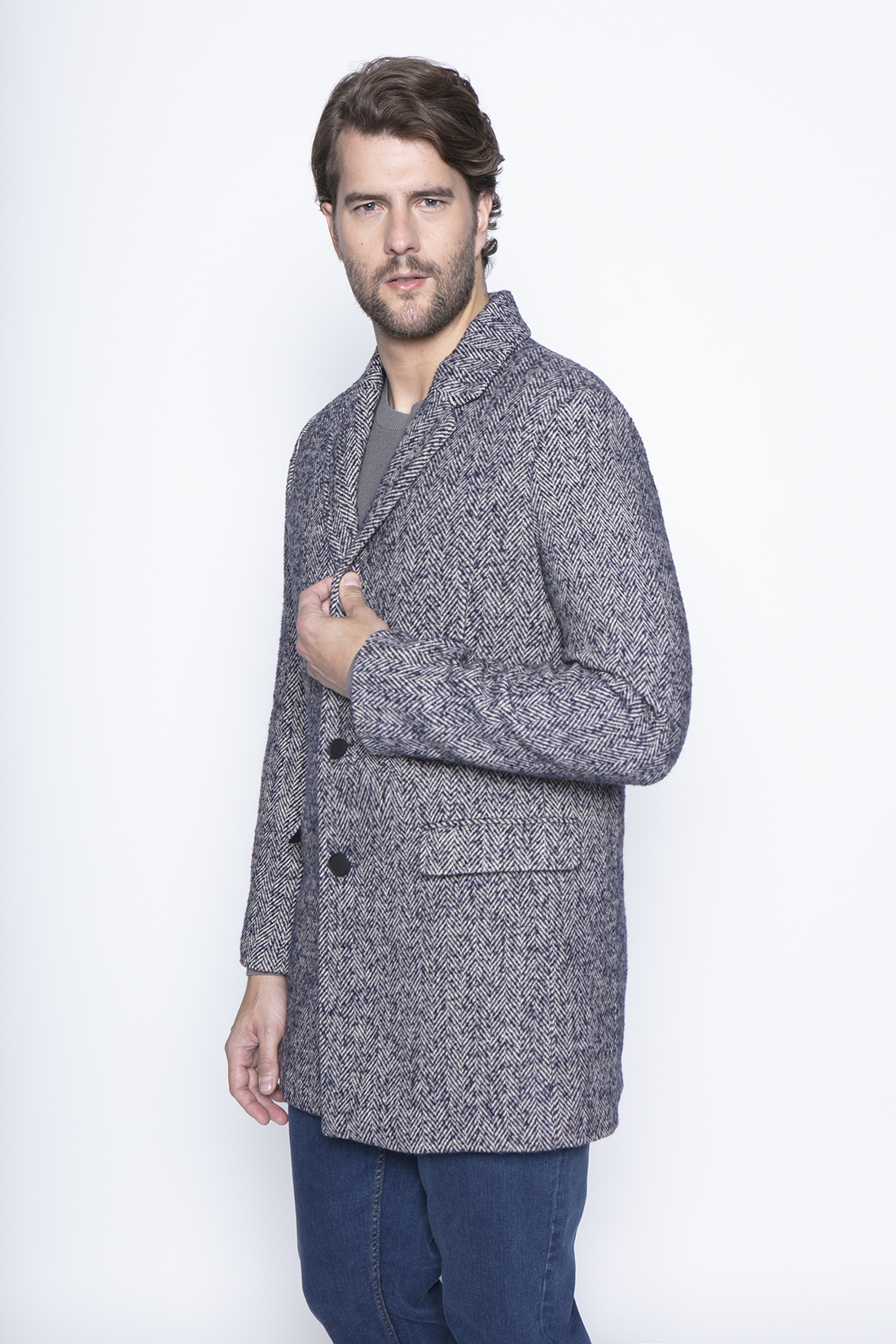 ABRIGO PROM NAVY - 1