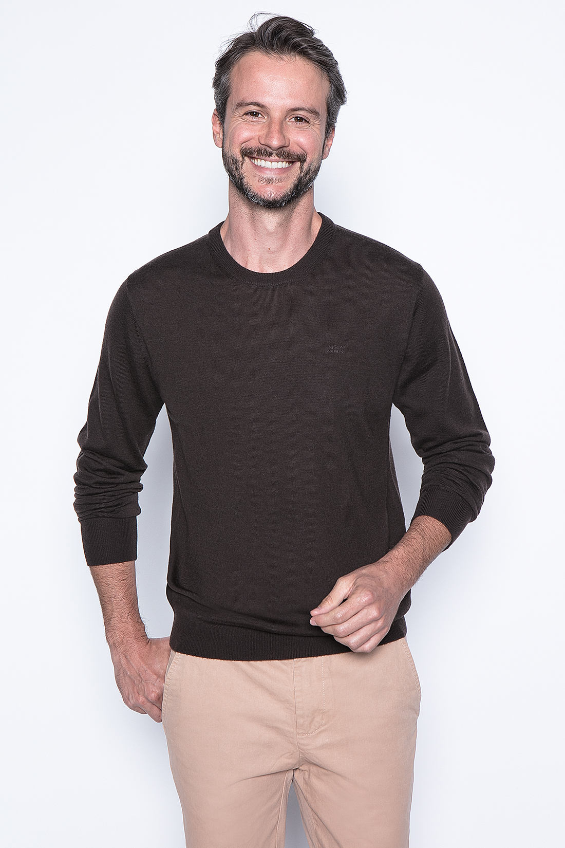 SWEATER LYON BROWN - 1