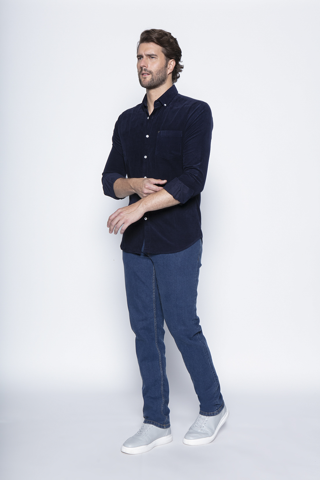 CAMISA LICHFIELD NAVY - 3