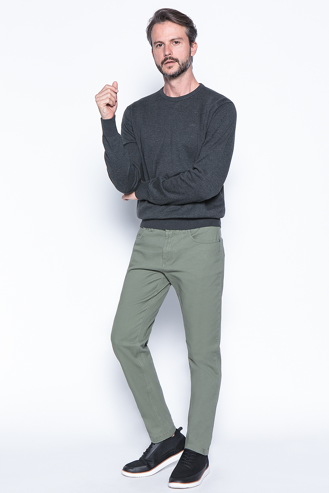 SWEATER MALMO GRAPHITE - 4