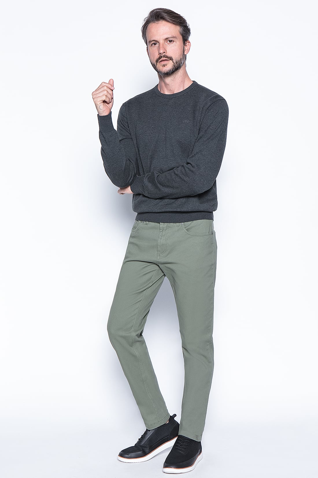 SWEATER MALMO GRAPHITE - 4