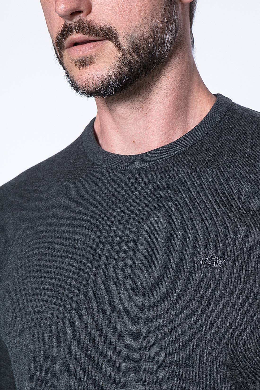 SWEATER MALMO GRAPHITE - 5