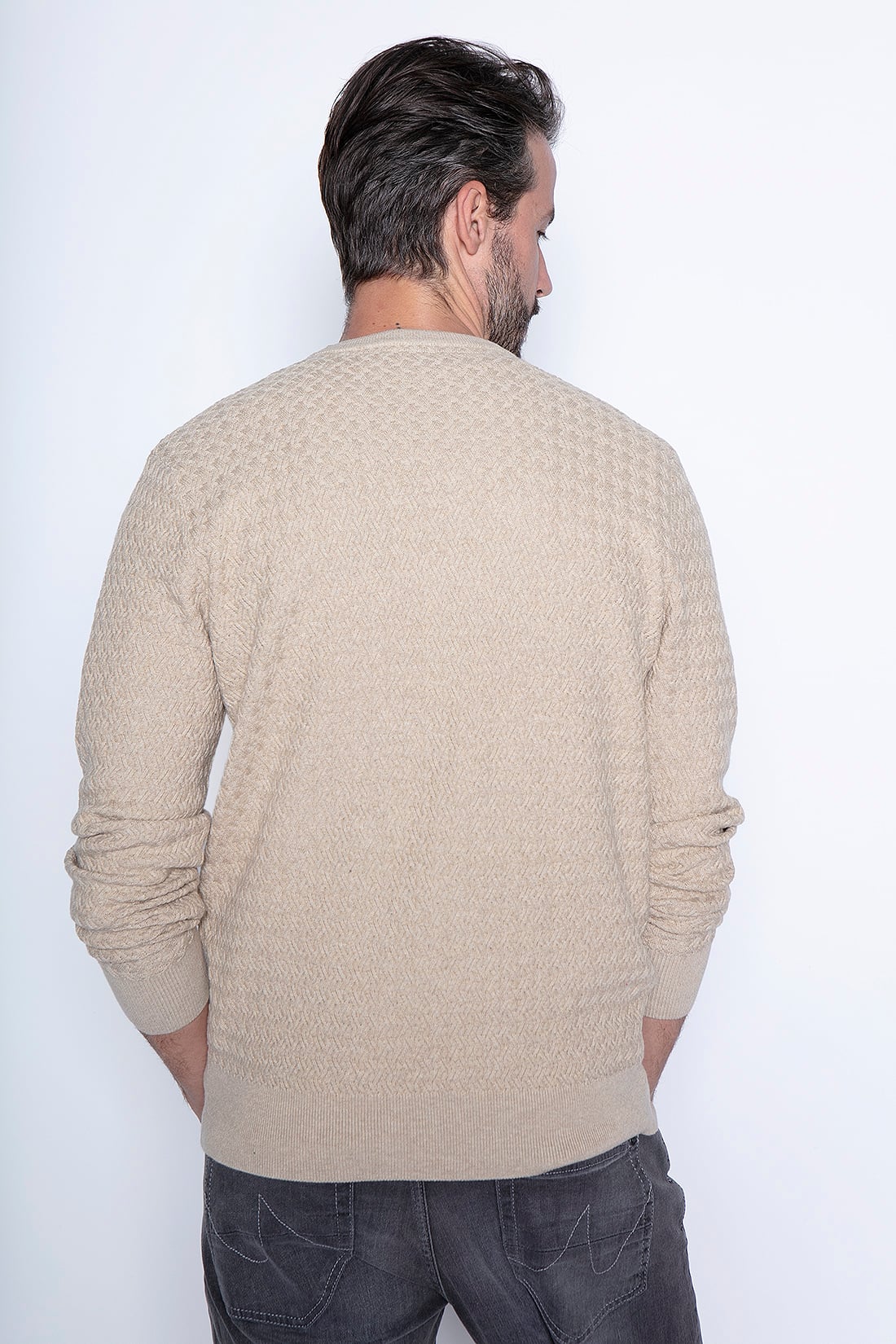 SWEATER LEON CAMEL - 2