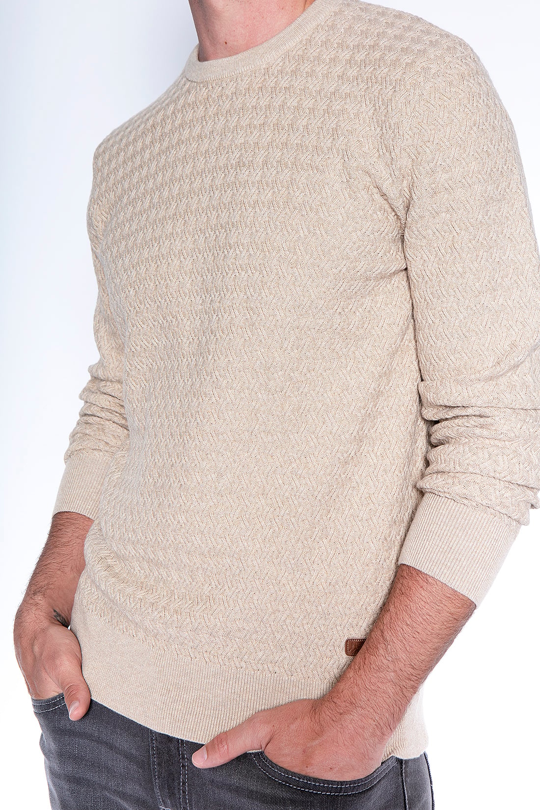SWEATER LEON CAMEL - 5