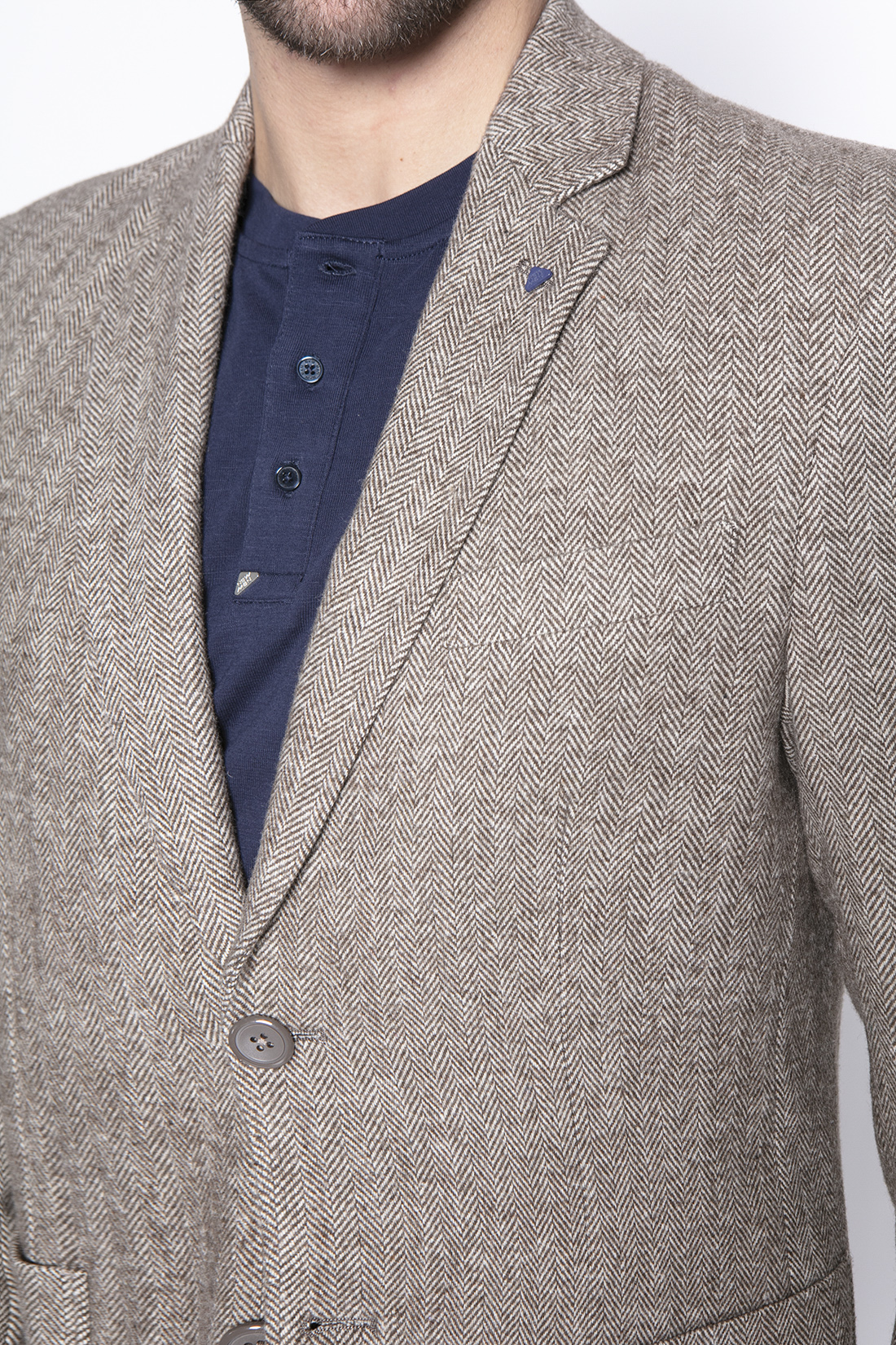 BLAZER CORTO TAUPE - 5