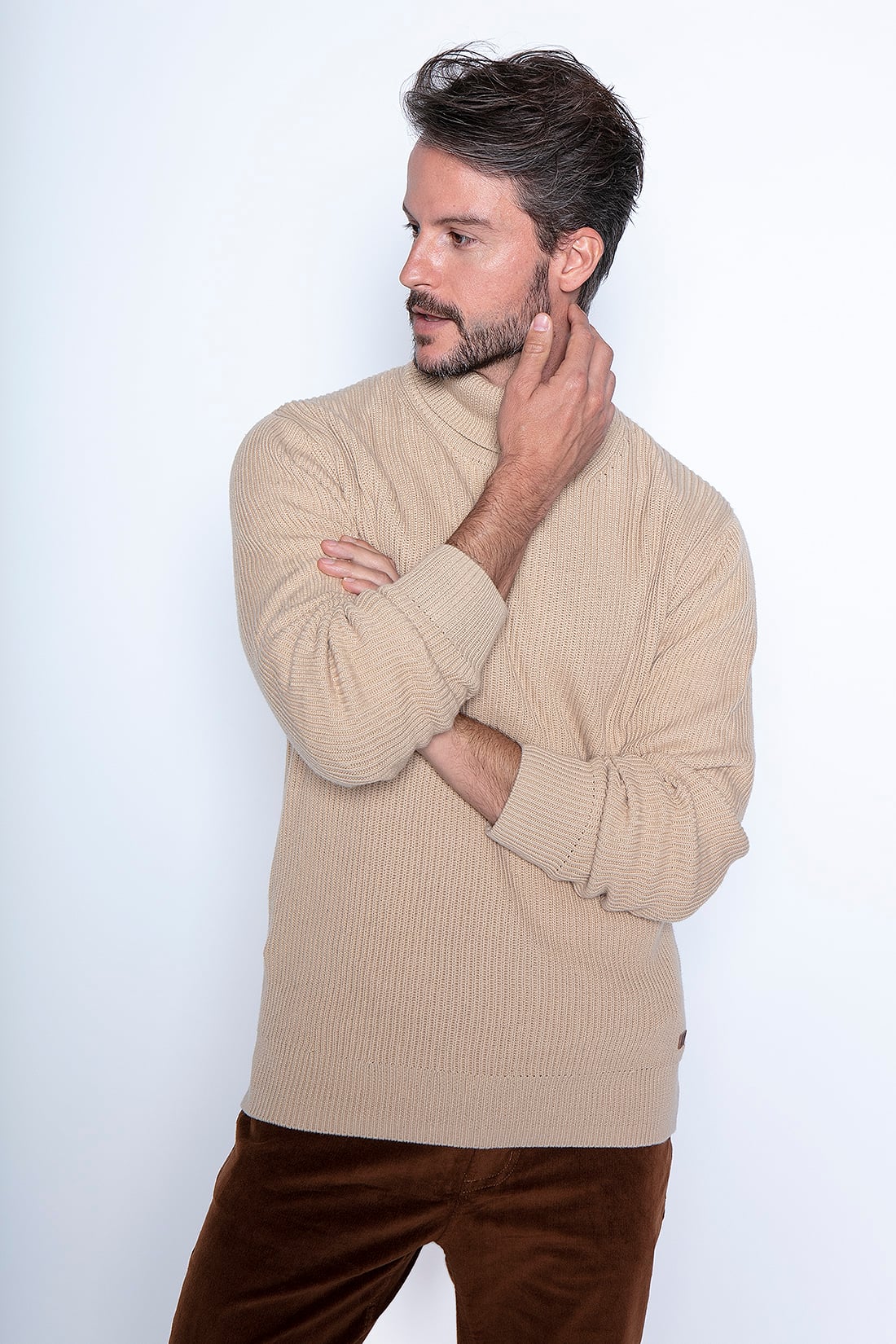 SWEATER CORDABA CAMEL - 1