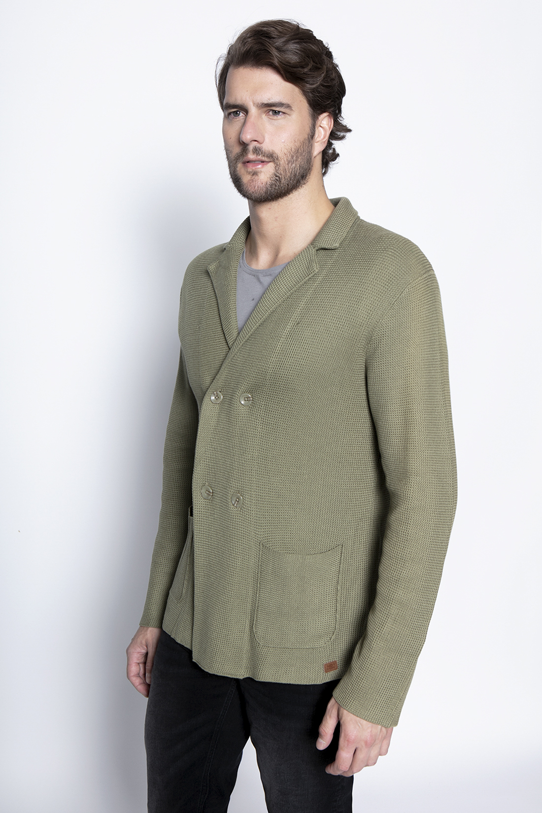 CARDIGAN LONDRES KHAKI - 1