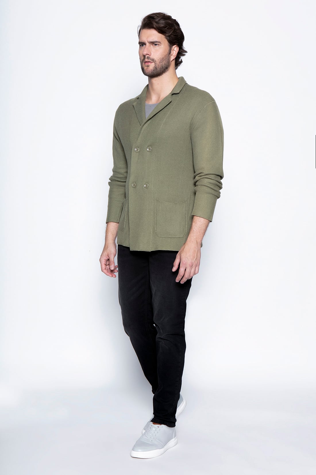 CARDIGAN LONDRES KHAKI - 3
