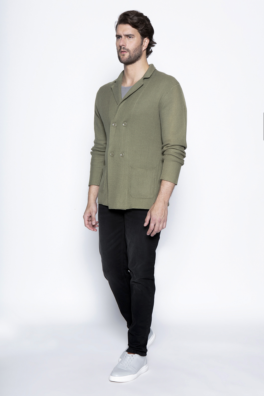 CARDIGAN LONDRES KHAKI - 3
