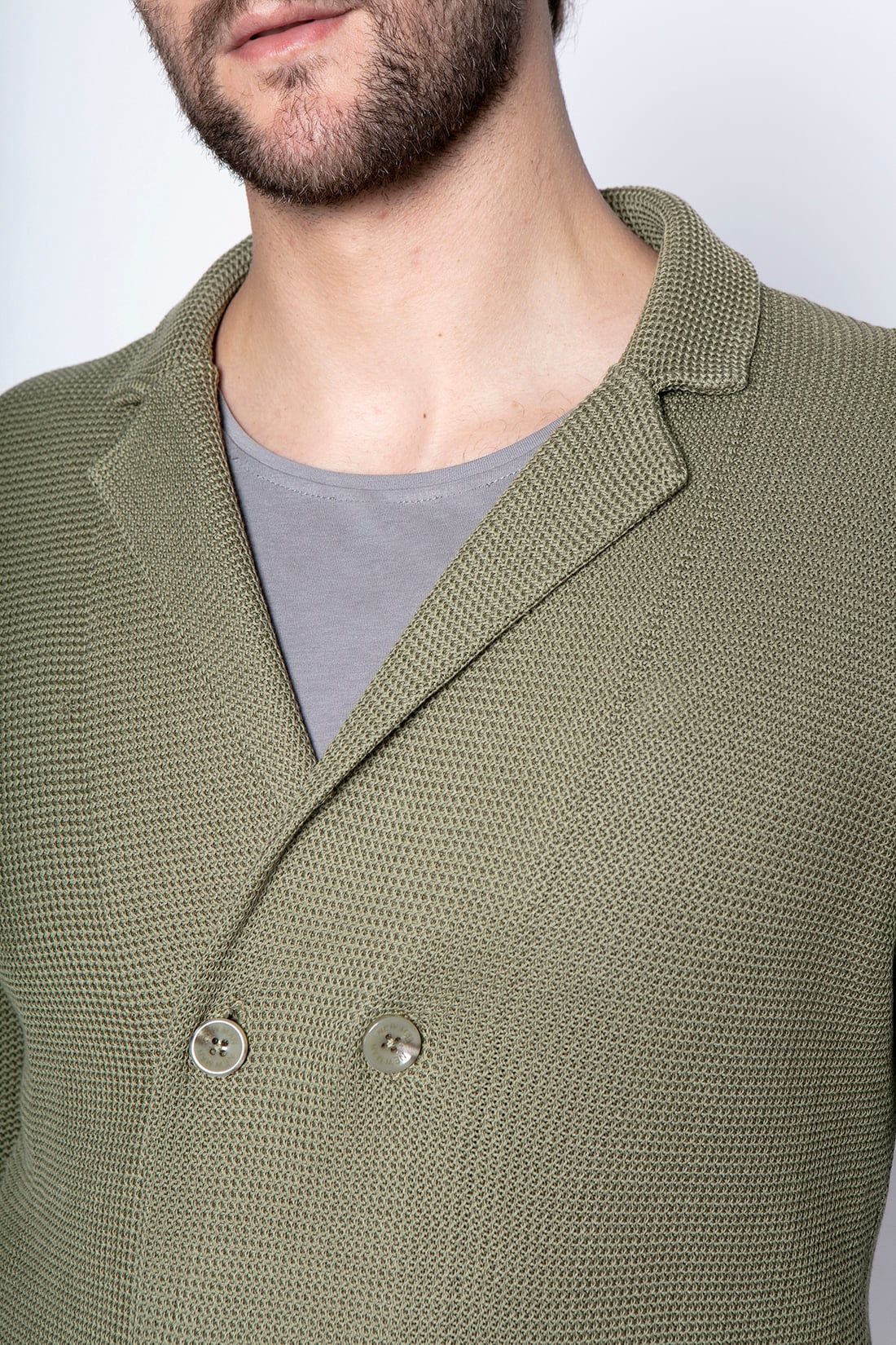 CARDIGAN LONDRES KHAKI - 5