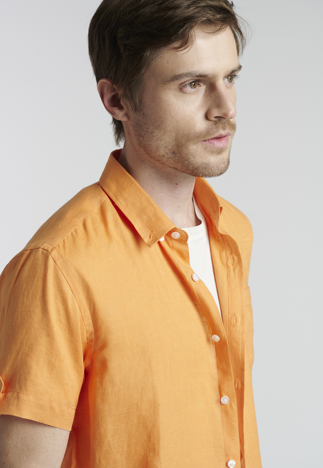 CAMISA COLCHESTER PEACH - 3