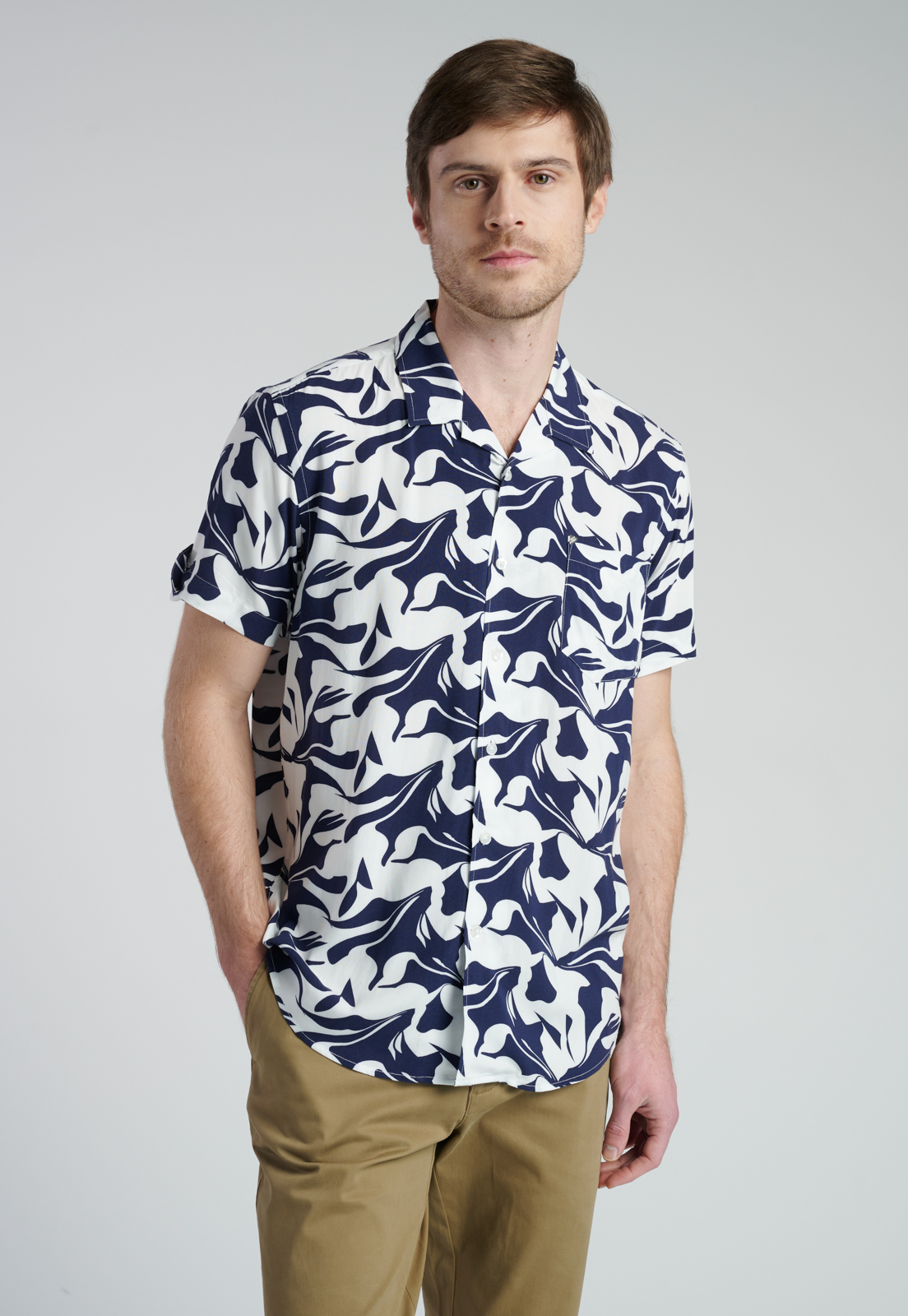 CAMISA MILANO NAVY - 1