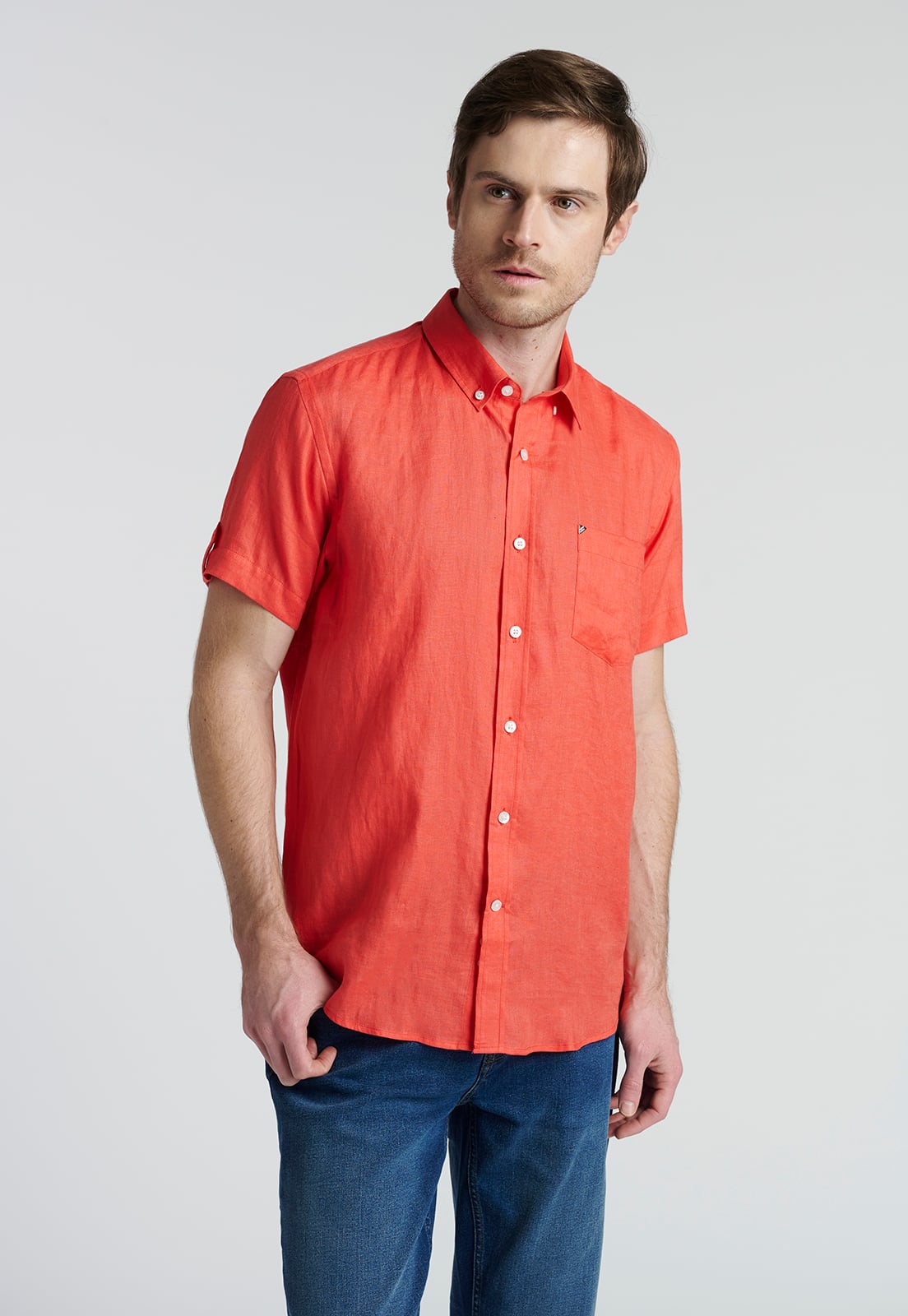 CAMISA COLCHESTER CORAL - 1