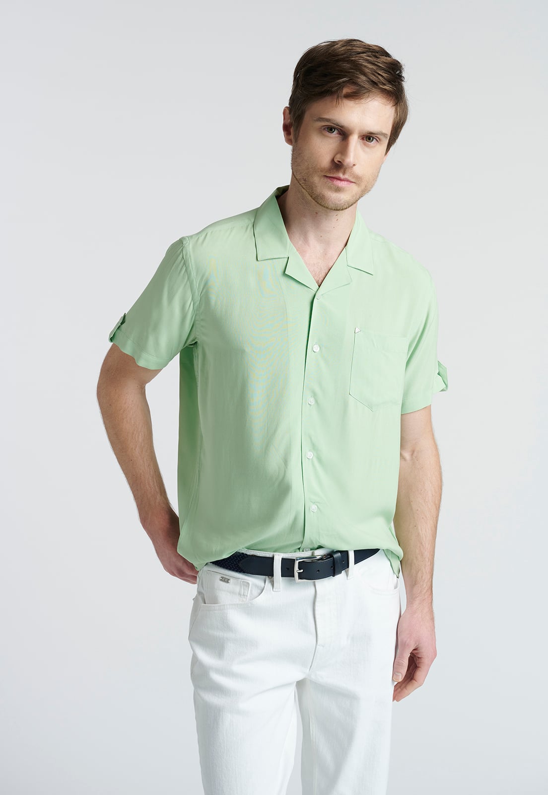 CAMISA KNOWLSEY MINT - 1