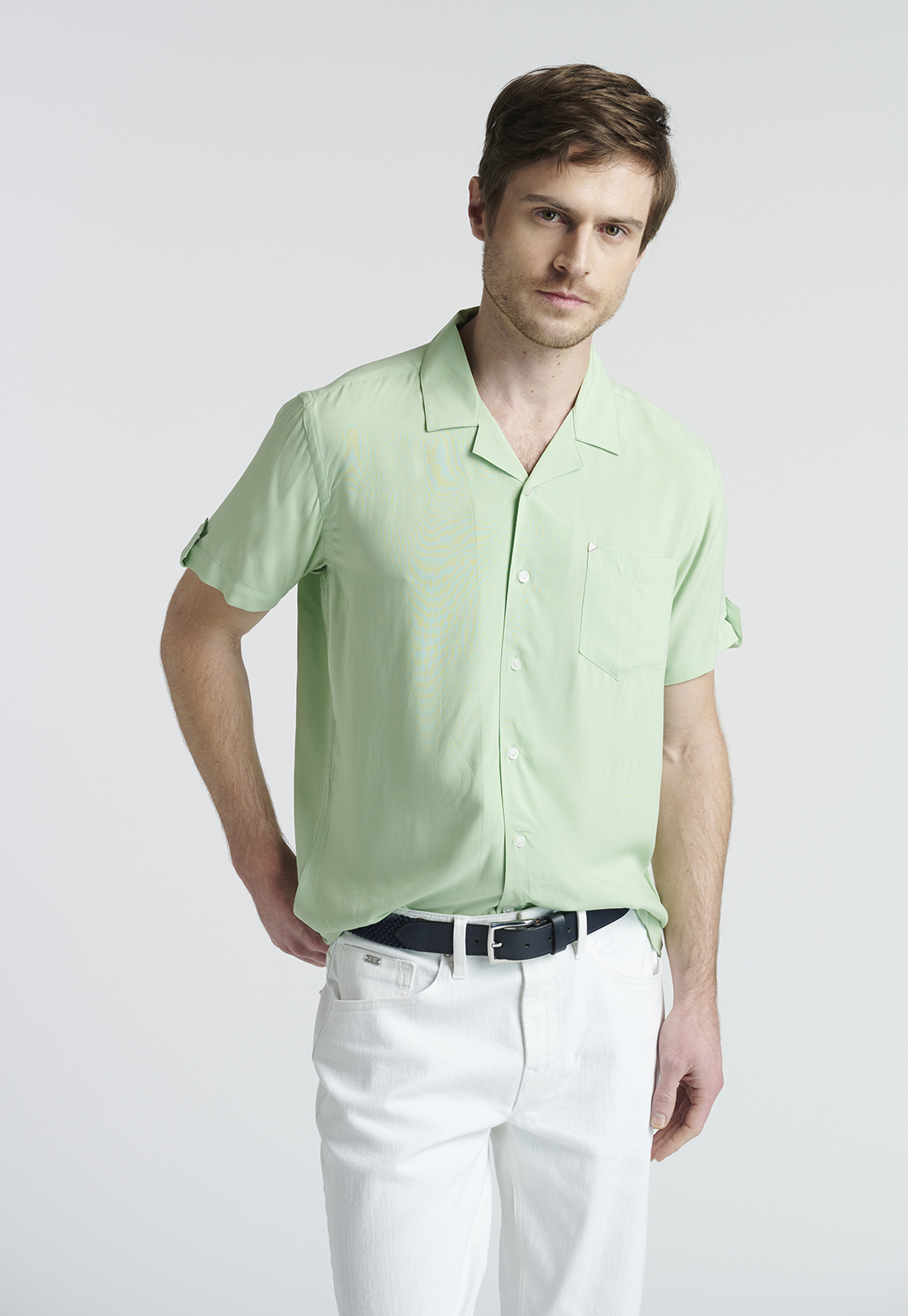 CAMISA KNOWLSEY MINT - 1