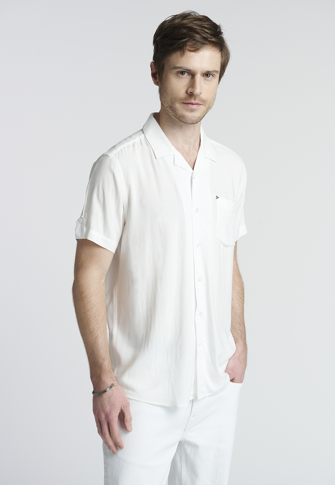 CAMISA KNOWLSEY ECRU - 1