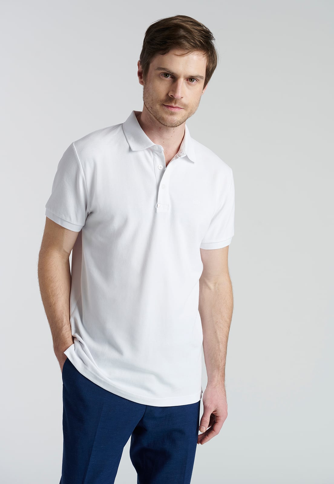 POLO COMILLAS WHITE - 1