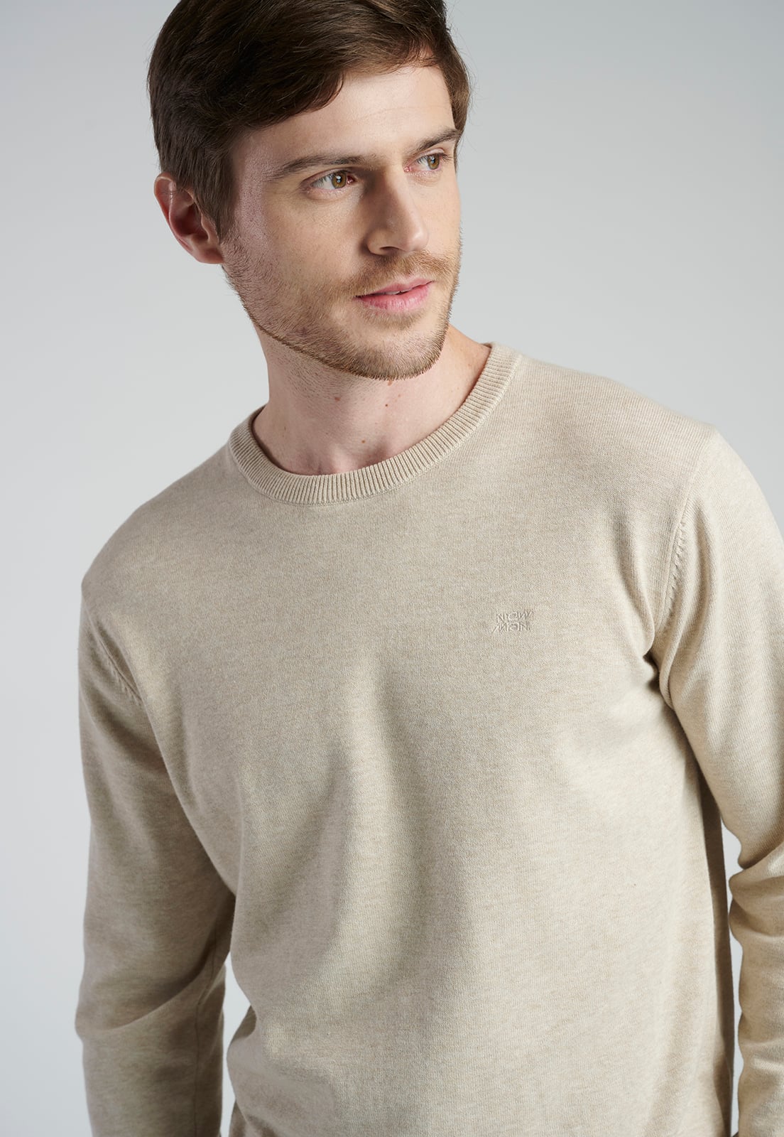 SWEATER LUGO BEIGE MELANGE - 3