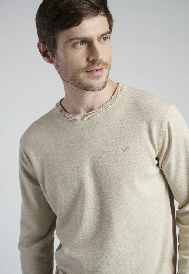 SWEATER  LUGO BEIGE MELANGE - 3