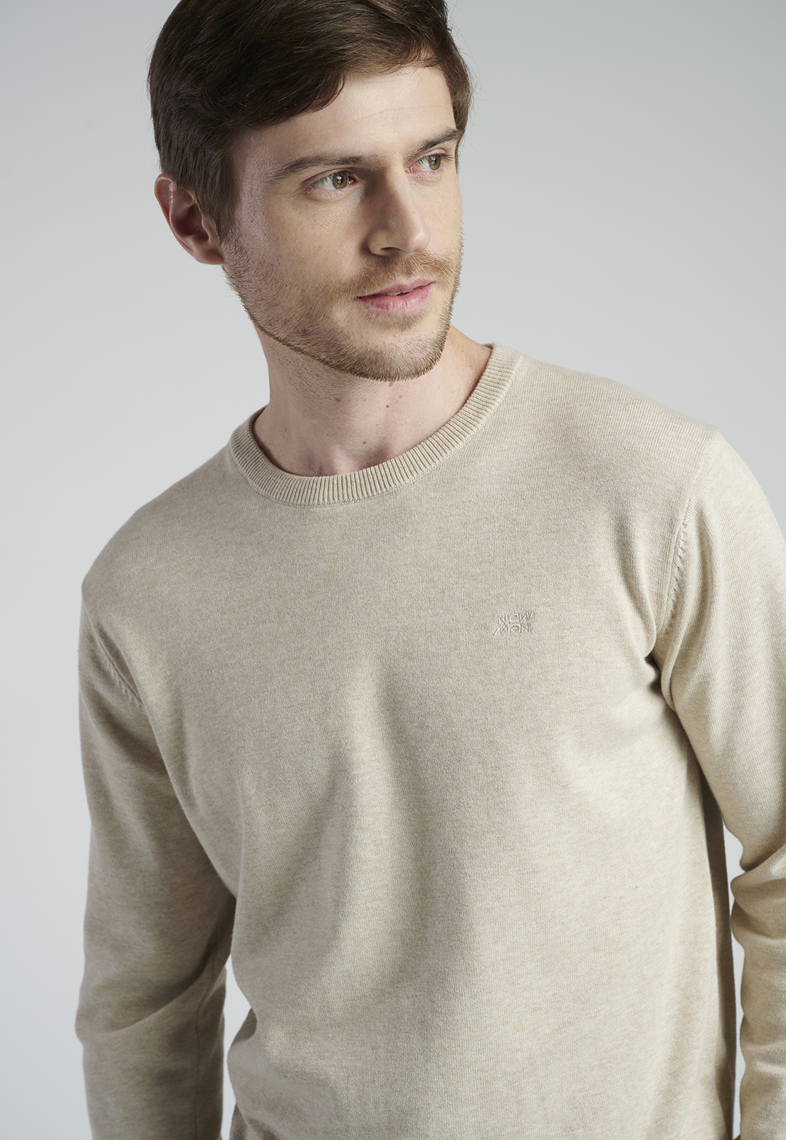 SWEATER LUGO BEIGE MELANGE - 3
