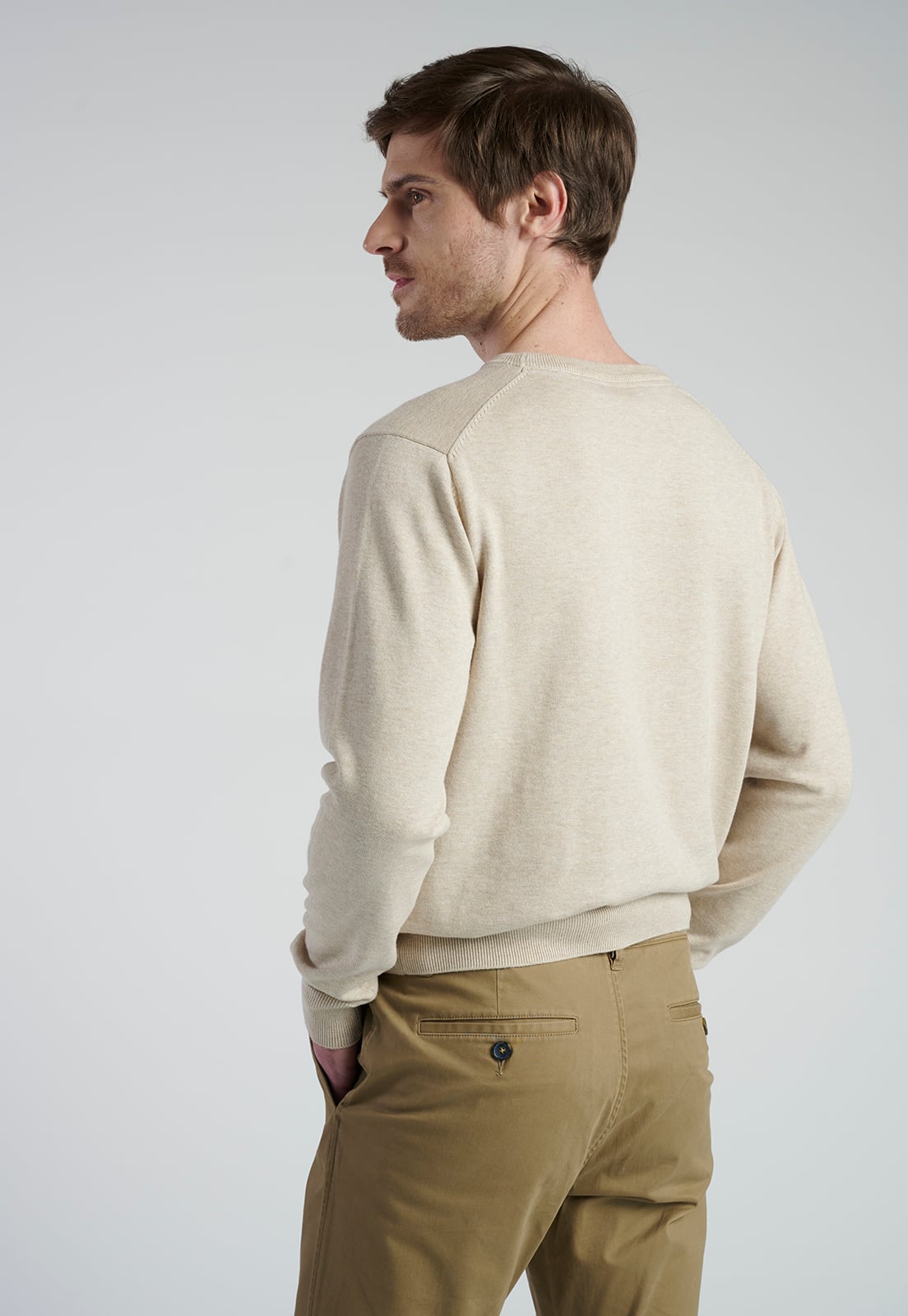 SWEATER LUGO BEIGE MELANGE - 4