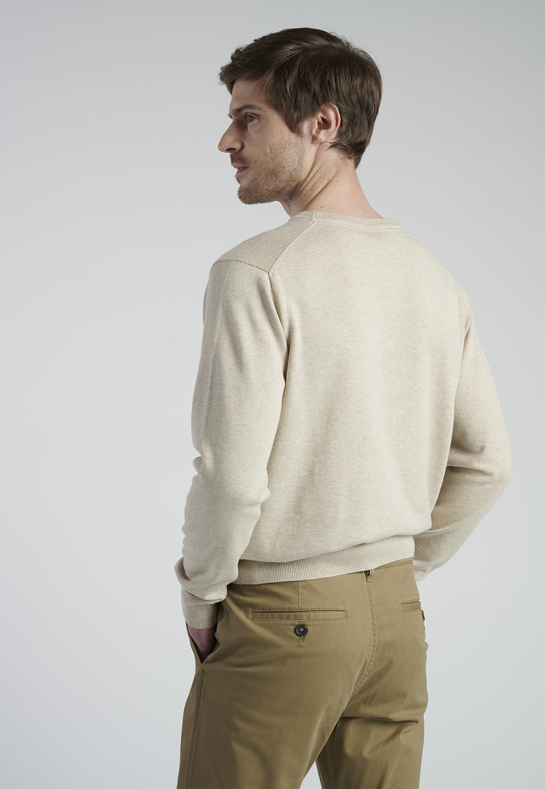 SWEATER LUGO BEIGE MELANGE - 4