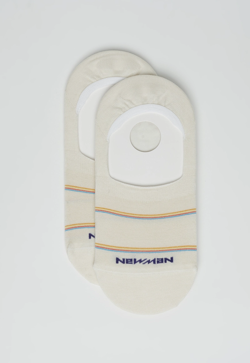 DUOPACK CALCETINES HOMBRE NEW MAN 631694Y0001 NUBE WHITE - 1