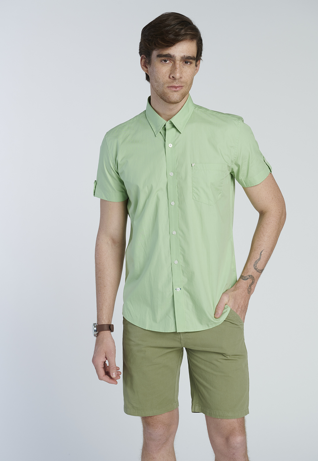 CAMISA AYLESBURY MINT - 1
