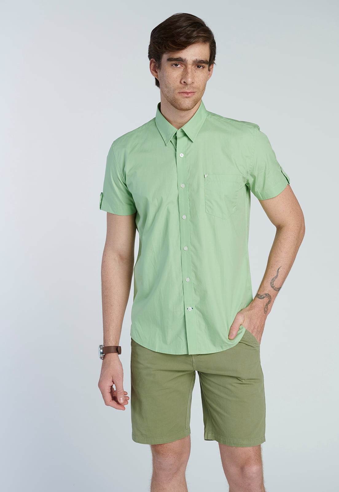CAMISA AYLESBURY MINT - 1