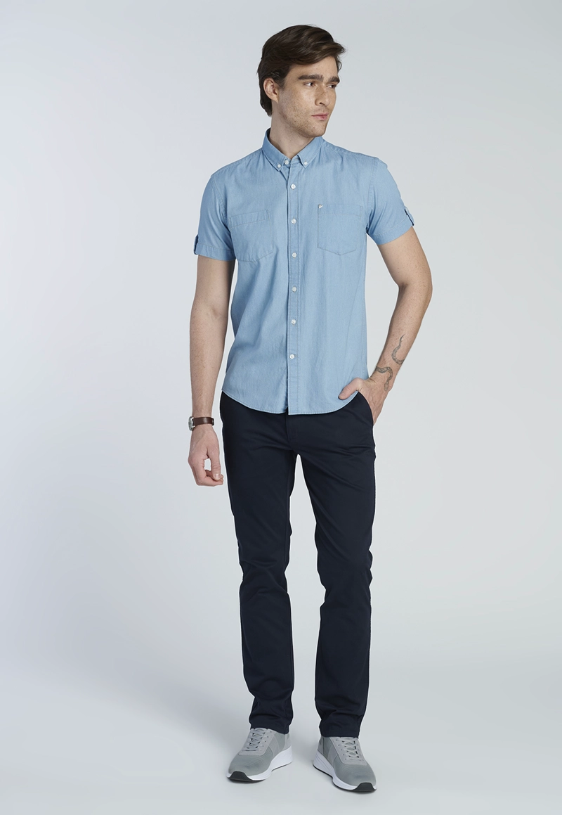 CAMISA HARLEM ICE BLUE - 2