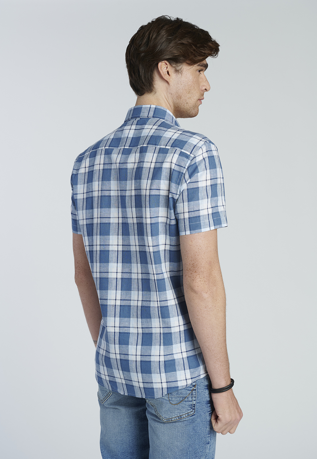 CAMISA BURDEOS BLUE - 4