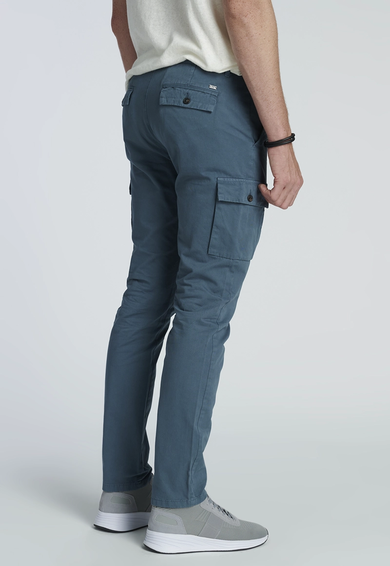 PANTALÓN ALGODÓN HOMBRE NEW MAN GRAPHITE 203654Y0278 BUDAPEST - 4