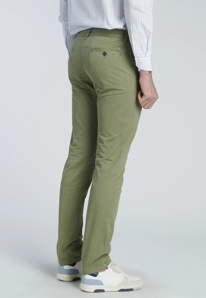 PANTALÓN ALGODÓN HOMBRE NEW MAN CAFE 203659Y0151 LILLE FOREST - 4