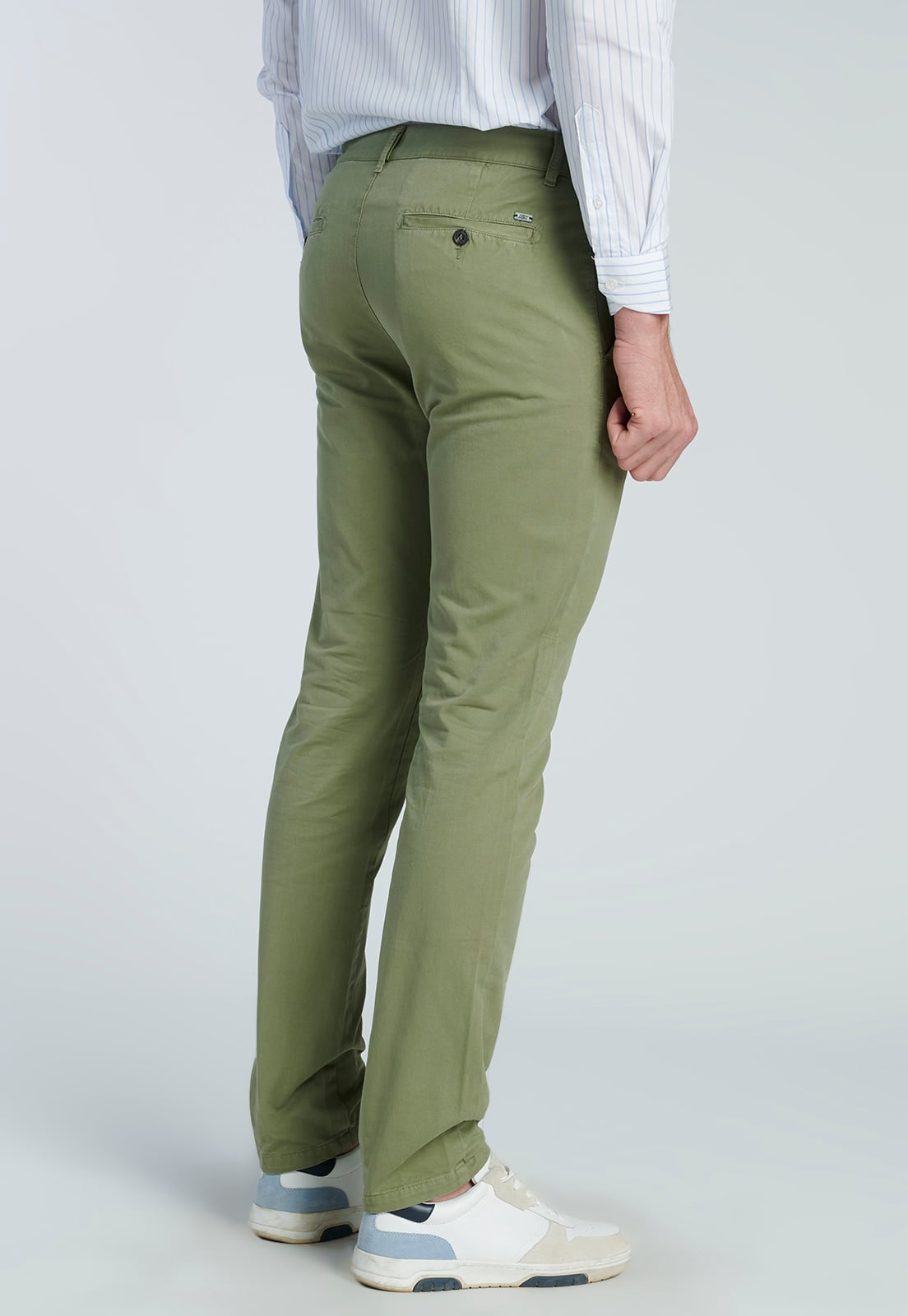 PANTALÓN ALGODÓN HOMBRE NEW MAN CAFE 203659Y0151 LILLE FOREST - 4