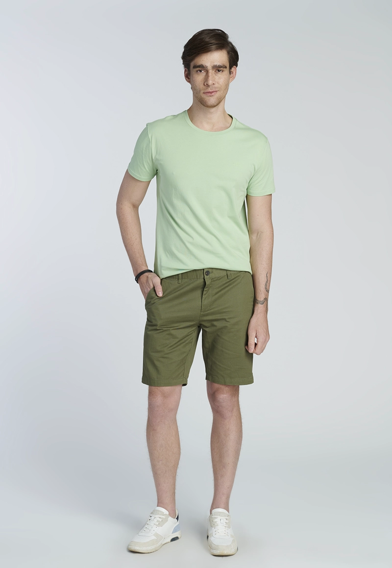 BERMUDA ALGODÓN HOMBRE NEW MAN KHAKI 253671Y0008 VERONA NM - 2