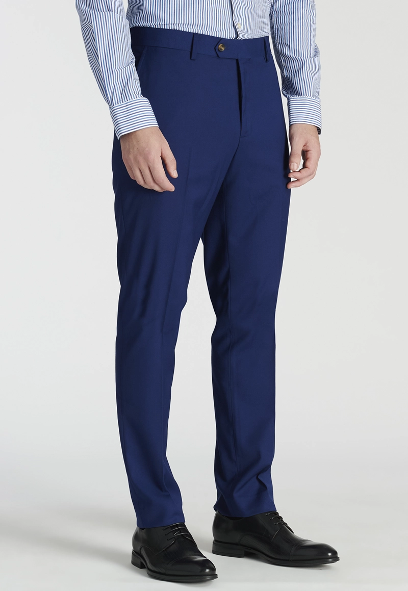 PANTALÓN HOMBRE NEW MAN AZUL CALAMO BUSINESS - 1