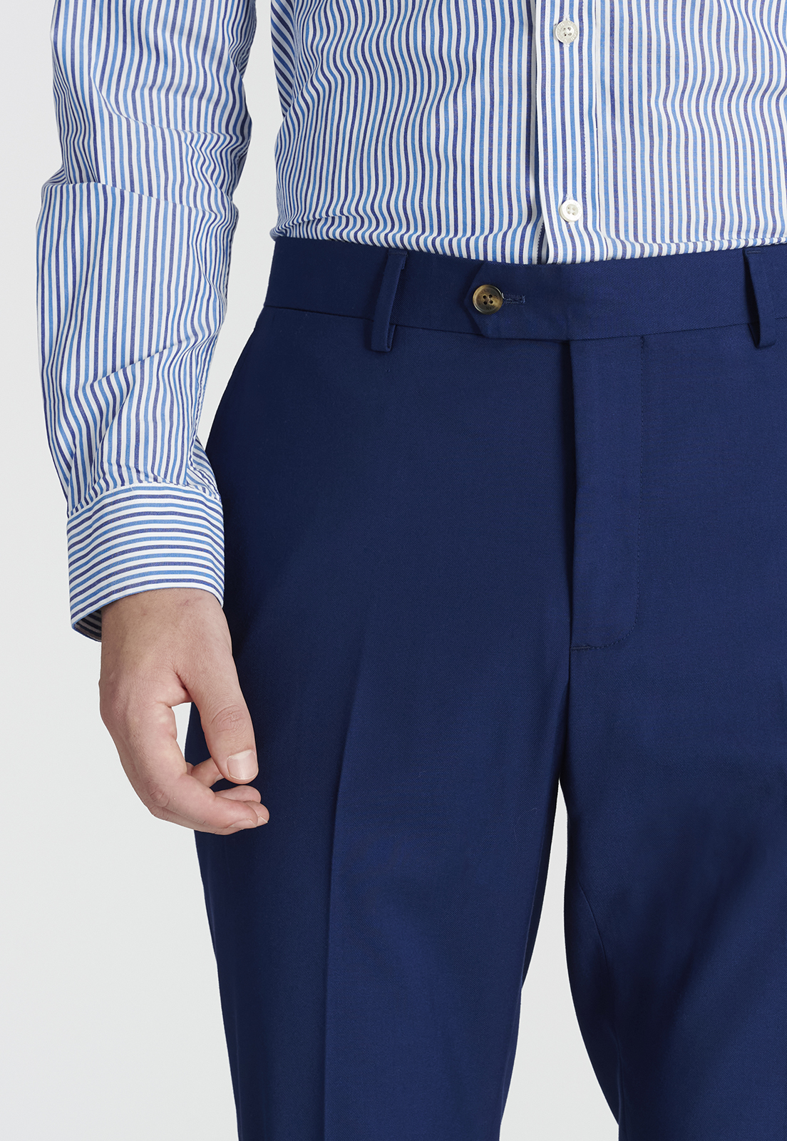 PANTALÓN HOMBRE NEW MAN AZUL CALAMO BUSINESS - 3