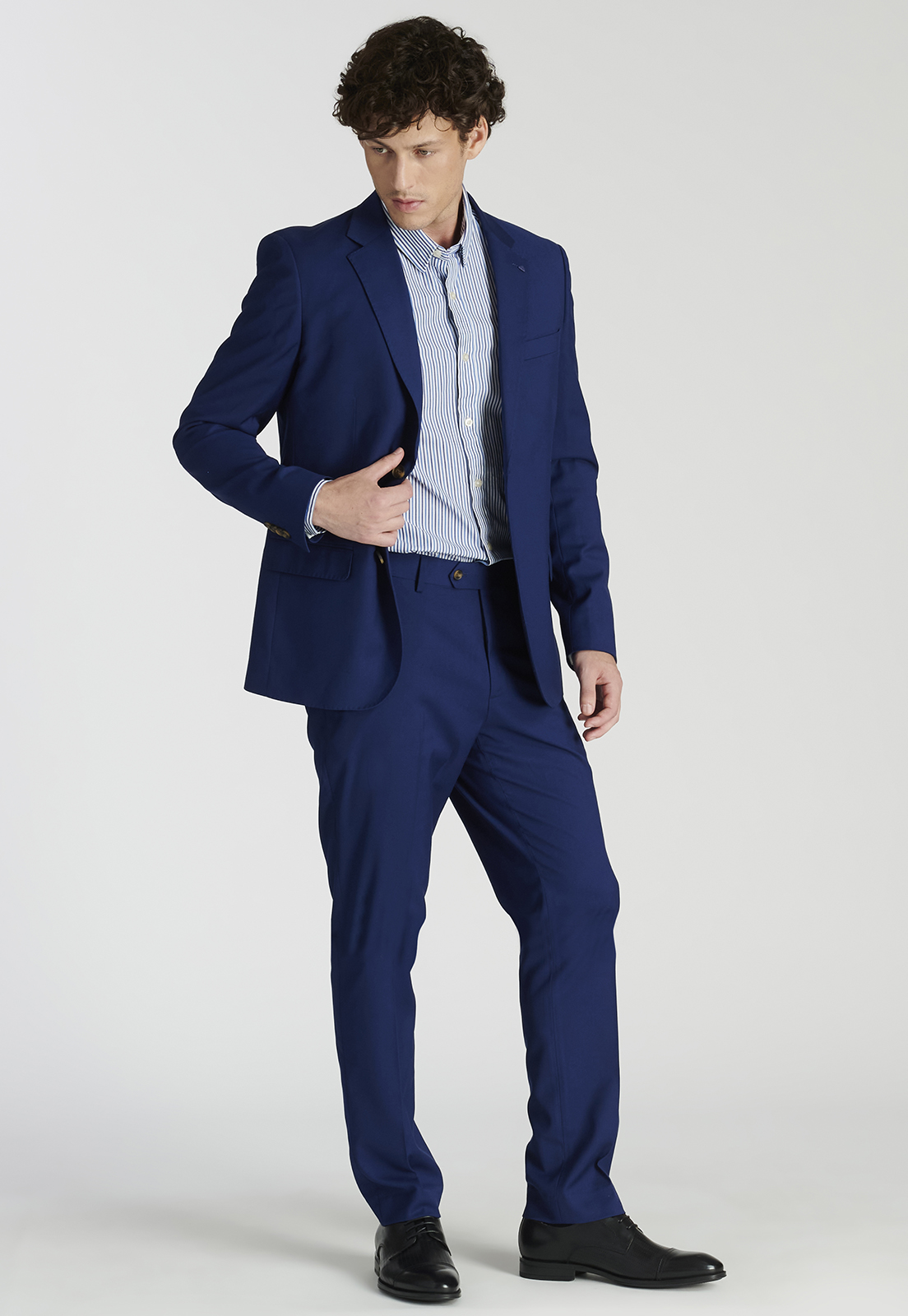 PANTALÓN HOMBRE NEW MAN AZUL CALAMO BUSINESS - 5